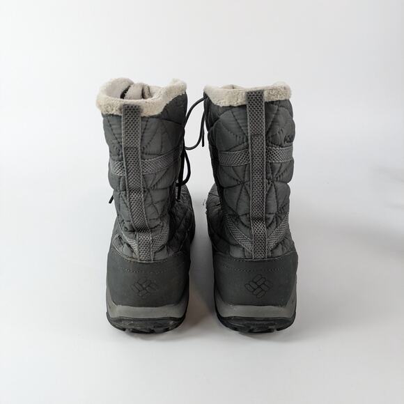 Columbia Womens Sz10 Snow Boots Loveland Mid Thermal Black Waterproof Techlite - Picture 3 of 11